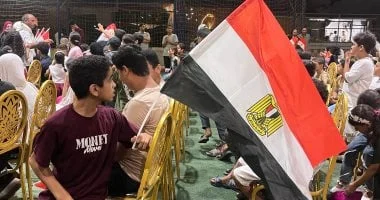 فرحة أطفال غزة والجالية الفلسطينية في العريش