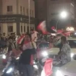 احتفالات jubilante في دمياط بعد صعود المنتخب الوطني