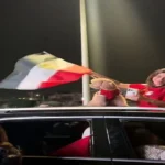 يارا السكري تحتفل بفوز منتخب مصر في كأس العالم