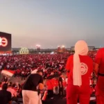 الهلال الأحمر المصري يدعم جماهير المنتخب في الفان زون