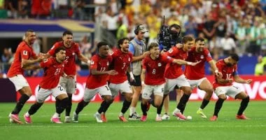 احتفالات كبيرة في غزة بتأهل منتخب مصر