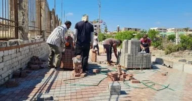 تطوير مشايات جديدة بمصيف بلطيم لتحسين البنية التحتية