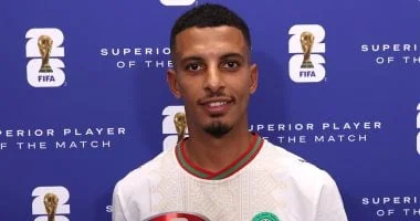 أوناحي يتوج بجائزة أفضل لاعب في مباراة المغرب وكندا