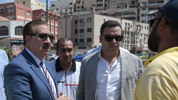 متابعة مشروع توصيل المرافق لاستاد النادي المصري