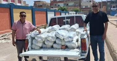 ضبط 750 كيلو سكر و276 عبوة مبيدات منتهية بالصلاحية