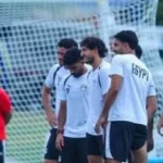 حماس منتخب مصر في مران مواجهة الأرجنتين