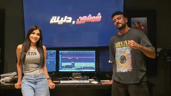 مي عمر توثق لحظات من كواليس فيلمها مع أحمد العوضي