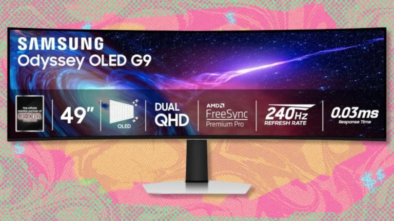 تخفيض ملحوظ على شاشة سامسونج Odyssey G9 بحجم 49 إنش