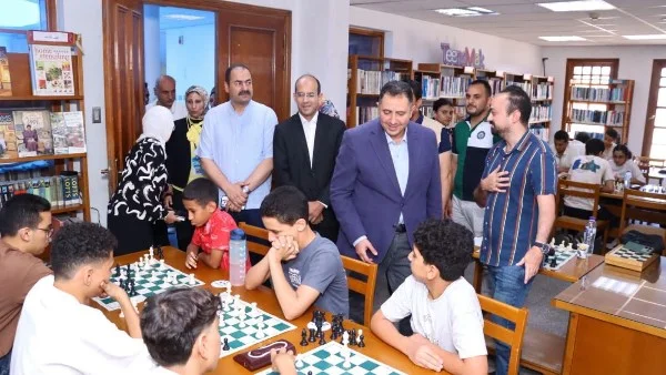 انطلاق بطولة الشطرنج بمكتبة مصر العامة بدمياط
