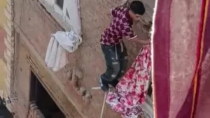 القبض على شاب رقص أعلى ماسورة غاز ببشتيل