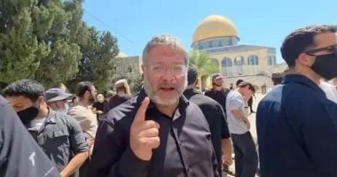 سقوط مسيرة قرب منزل إيتمار بن غفير في الخليل