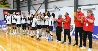 منتخب ناشئات الكرة الطائرة يواجه الجزائر في نصف نهائي أفريقيا