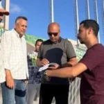 جولة تفقدية لنائب رئيس النادي المصري للاستاد الجديد