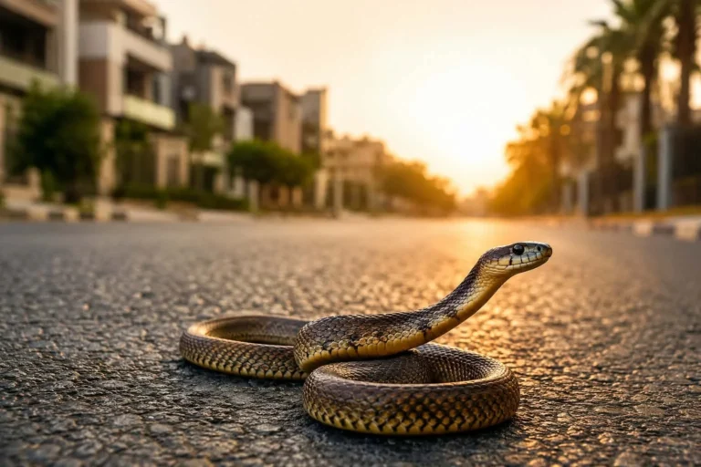 أسباب ظهور الثعابين في المناطق الراقية خلال الصيف