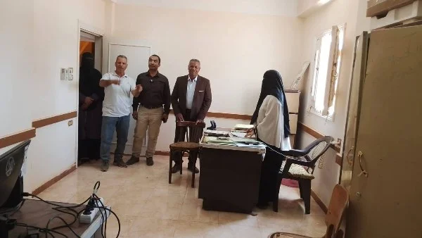 متابعة سير العمل بإدارة التضامن الاجتماعي ببلاط
