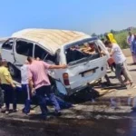 إصابة 10 أشخاص في تصادم بكفر الشيخ