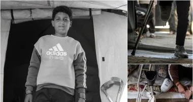 معاناة الطفل محمد صليح في غزة