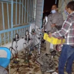 حملة لإزالة المخالفات في وسط الإسكندرية