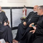 الأنبا باسيليوس يستقبل الأنبا توماس في الندوة التكوينية