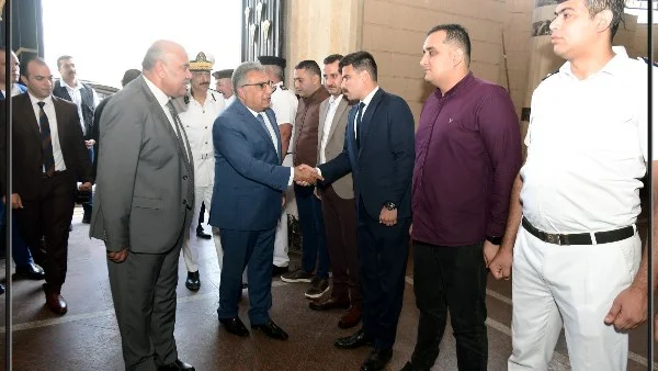 تهنئة محافظ الدقهلية لمدير الأمن الجديد