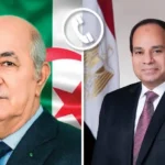 السيسي يثمن التعاون المصري الجزائري ويدعم الجزائر في محنتها