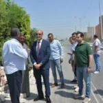توسعة مشروعات تطوير الطريق الدائري في أسيوط