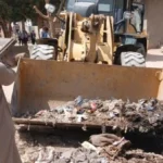 حملات نظافة موسعة بأبوتشت ترفع 79 طنًا من المخلفات