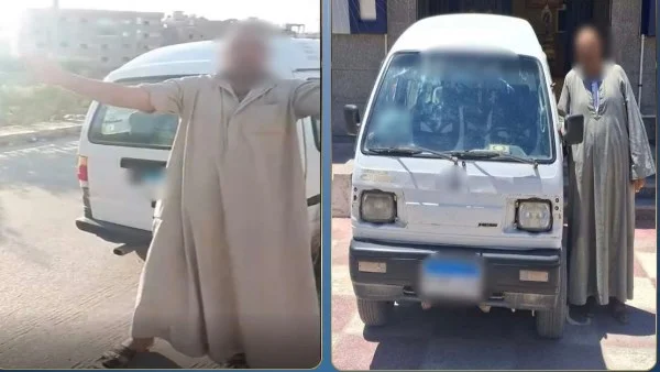 القبض على سائق فان اعتدى على راكب بالجيزة