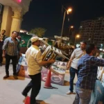 حملة مسائية لإعادة الانضباط في ميدان أبو الريش
