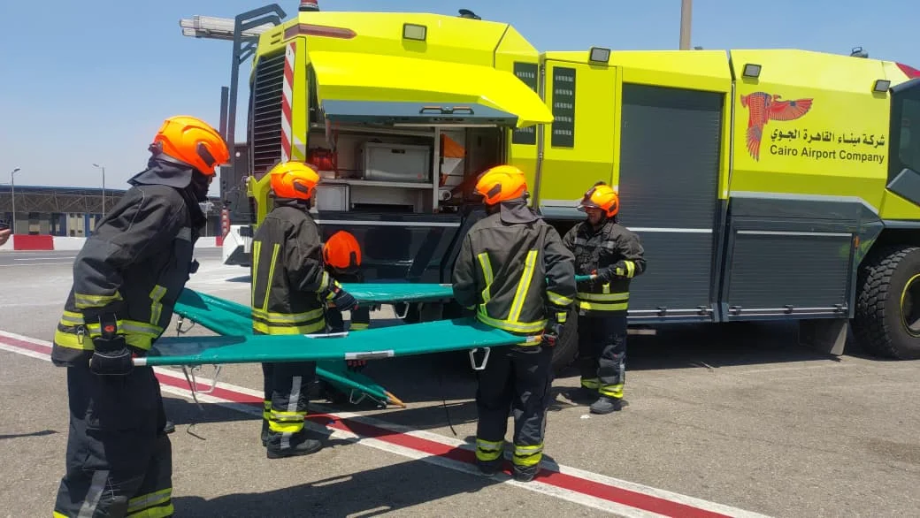 تجربة طوارئ جزئية بمطار القاهرة لتعزيز الجاهزية التشغيلية