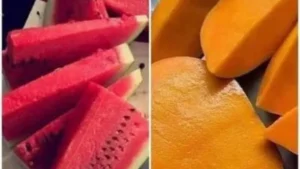 استشاري غذائي يستبعد خطر تناول البطيخ والمانجو