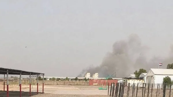 انفجار في معسكر التاجي نتيجة ارتفاع الحرارة