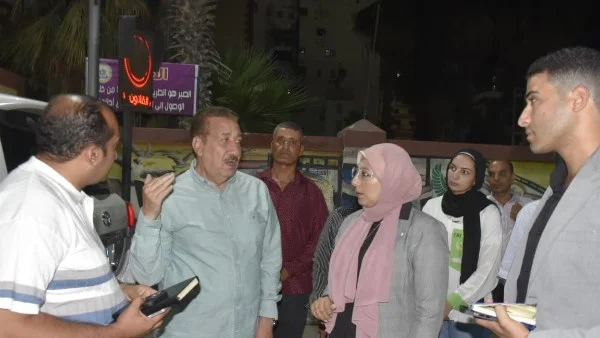 تطوير منظومة الإنارة في بورسعيد