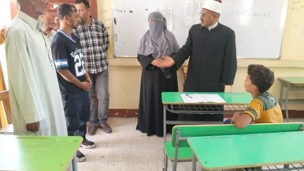 تفقد رئيس منطقة الإسماعيلية الأزهرية امتحانات أبوجريش
