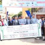 افتتاح القافلة الطبية المجانية بمدرسة الشهيد أحمد جلال