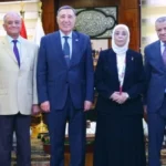 زيارة تهنئة من المحكمة الدستورية للنيابة الإدارية