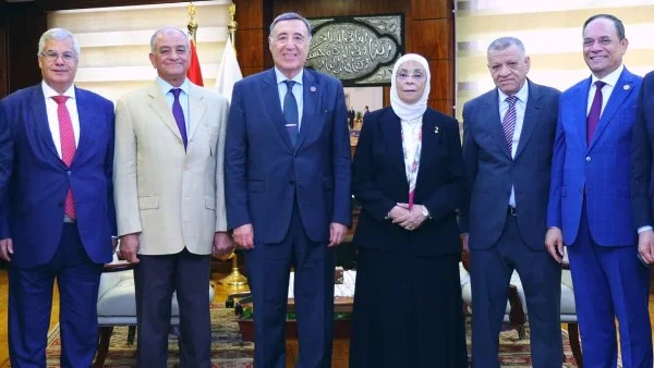زيارة تهنئة من المحكمة الدستورية للنيابة الإدارية