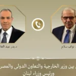 وزير الخارجية المصري يبحث تطورات الأوضاع في لبنان