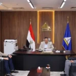لقاء محافظ دمياط ومدير الزراعة الجديد
