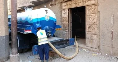 قافلة مائية مجانية في قرية الباسكية بسوهاج