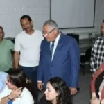 تفقد نائب رئيس جامعة عين شمس لمعامل التنسيق الإلكتروني