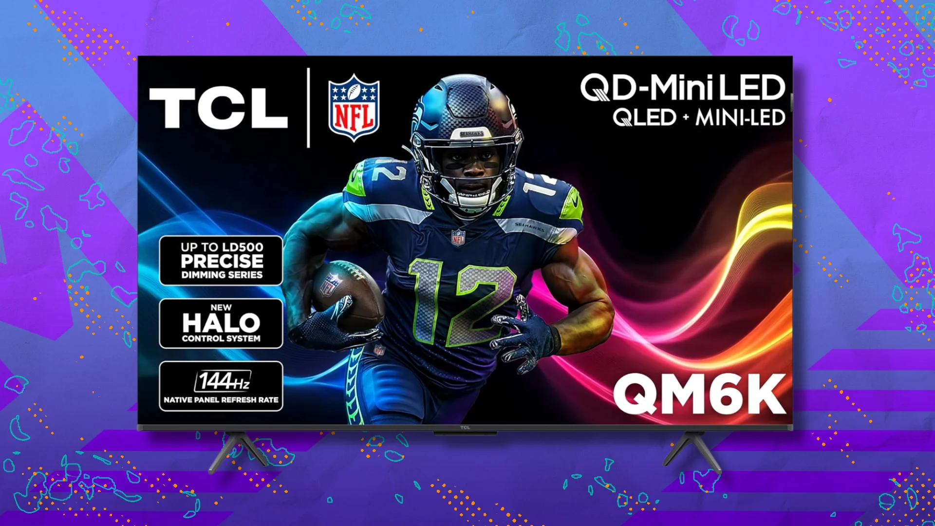 خصم 100 دولار على تلفاز TCL QM6K بحجم 50 بوصة