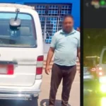 ضبط سائق ميكروباص بسبب كشاف خلفي خطر