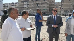 تطوير شارع ستالينجراد في بورسعيد لتحسين الخدمات