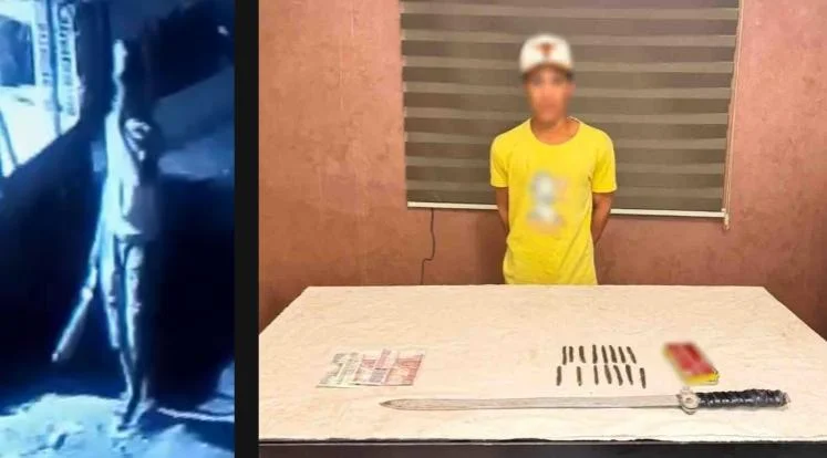ضبط بطل فيديو السلاح الأبيض في أسوان